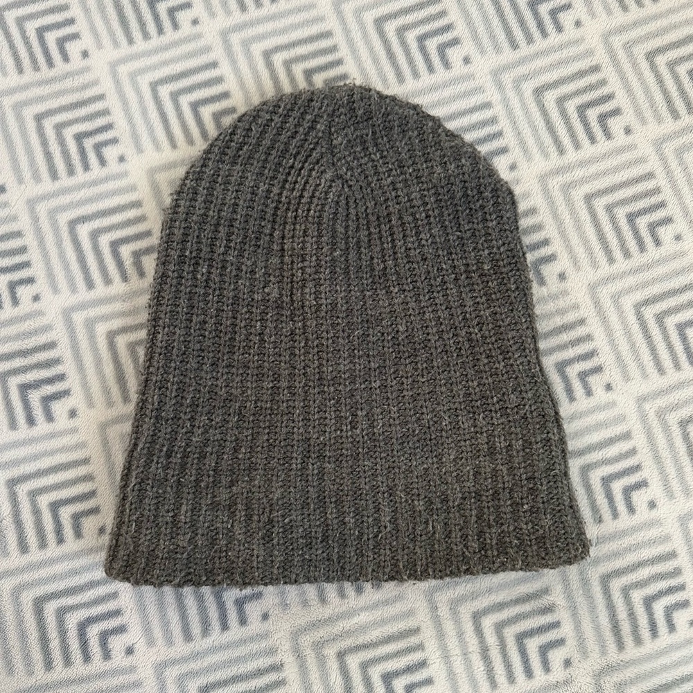 H & M: Knit Gray Thick Beanie Hat